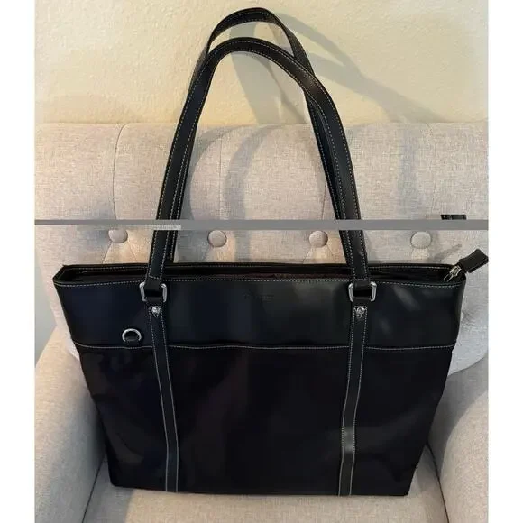 Women's Targus Tote Computer Tote Bag Laptop Bag Large Tote - Picture 1 of 7